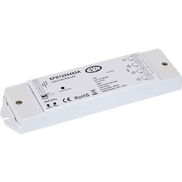 EVN-Lichttechnik LED-Funk-Steuerung 868MHz 240-720W EFD12244X5A